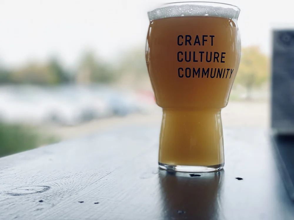 Alematic beer glass reading Craft Culture Community