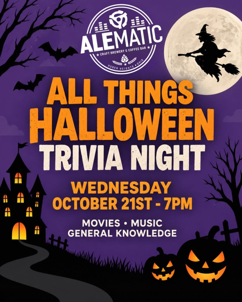 All Things Halloween Trivia Night at Alematic Brewery on October 21, 2026